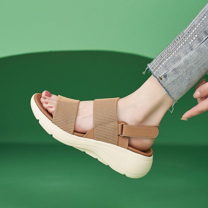 Comfort Women&#39;s Platform Sandals with Arch Support - ComfyFootgear