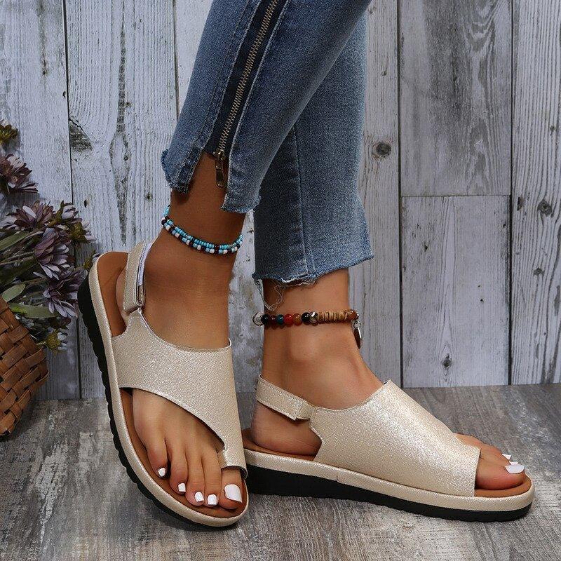 ComfyFootgear™ Bunion Corrector Sandals with Back Strap - ComfyFootgear