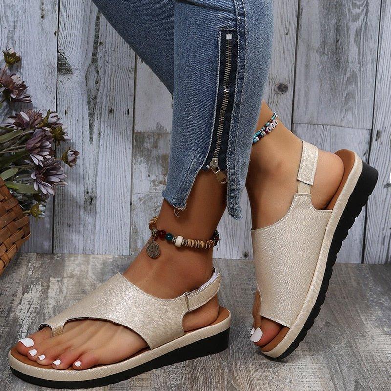 ComfyFootgear™ Bunion Corrector Sandals with Back Strap - ComfyFootgear