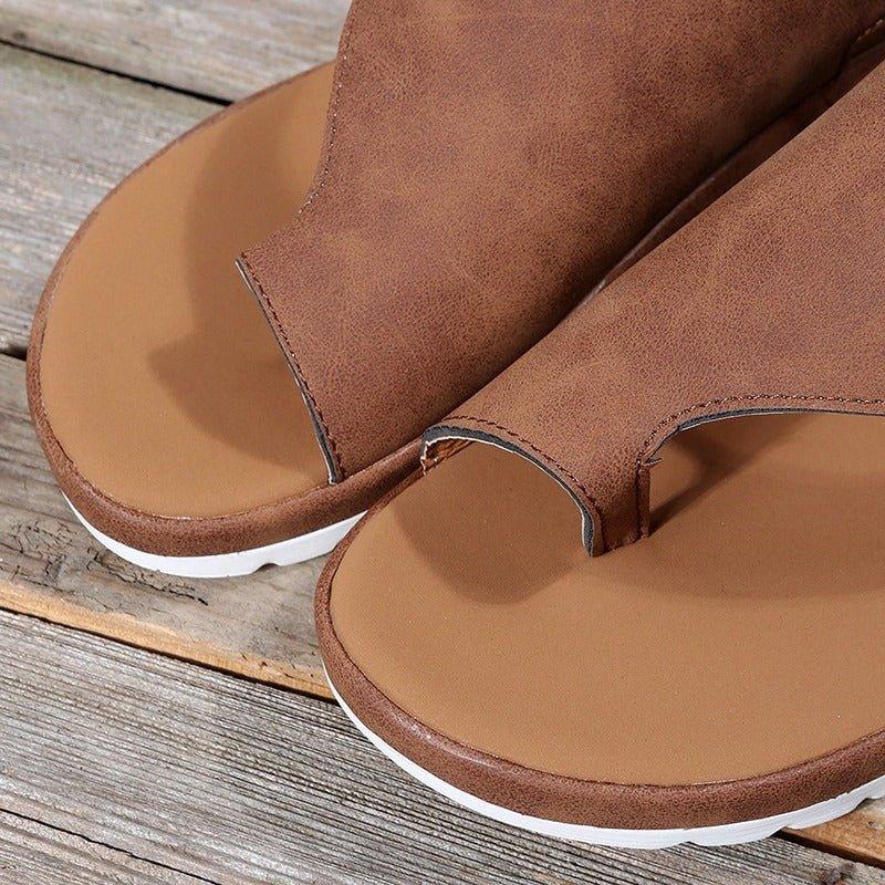 ComfyFootgear™ Bunion Corrector Sandals with Back Strap - ComfyFootgear