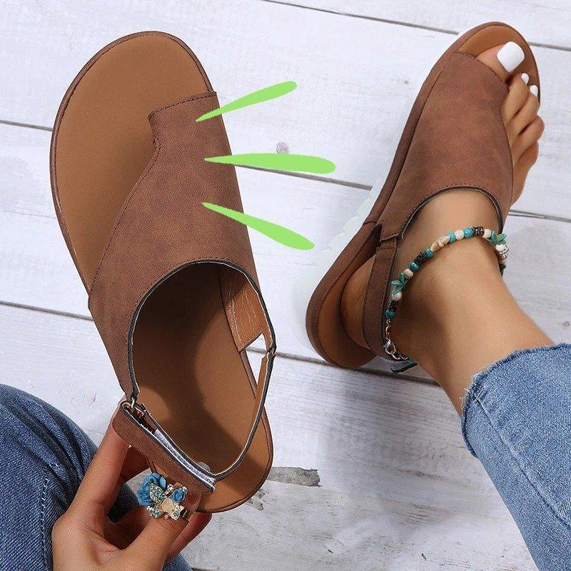 ComfyFootgear™ Bunion Corrector Sandals with Back Strap - ComfyFootgear