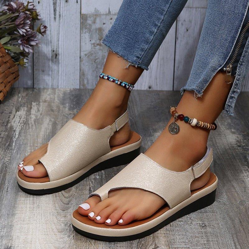 ComfyFootgear™ Bunion Corrector Sandals with Back Strap - ComfyFootgear