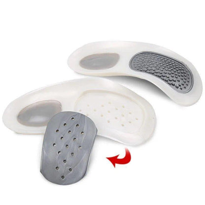 Hard Orthotics for Flat Feet Arch Support Orthopedic Cushions - Plantar Fasciitis Insoles - ComfyFootgear