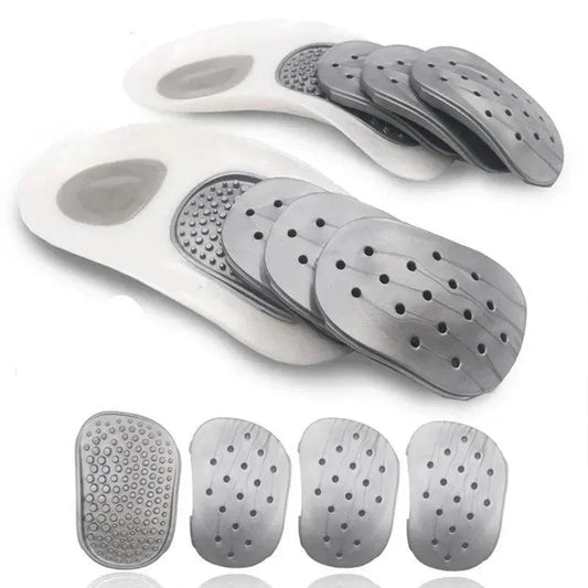 Hard Orthotics for Flat Feet Arch Support Orthopedic Cushions - Plantar Fasciitis Insoles - ComfyFootgear
