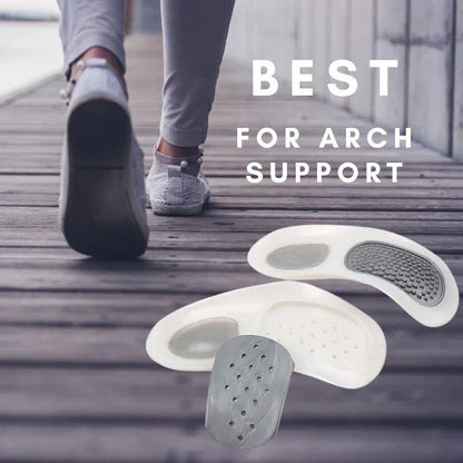 Hard Orthotics for Flat Feet Arch Support Orthopedic Cushions - Plantar Fasciitis Insoles - ComfyFootgear