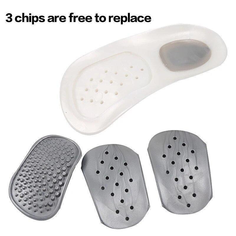 Hard Orthotics for Flat Feet Arch Support Orthopedic Cushions - Plantar Fasciitis Insoles - ComfyFootgear