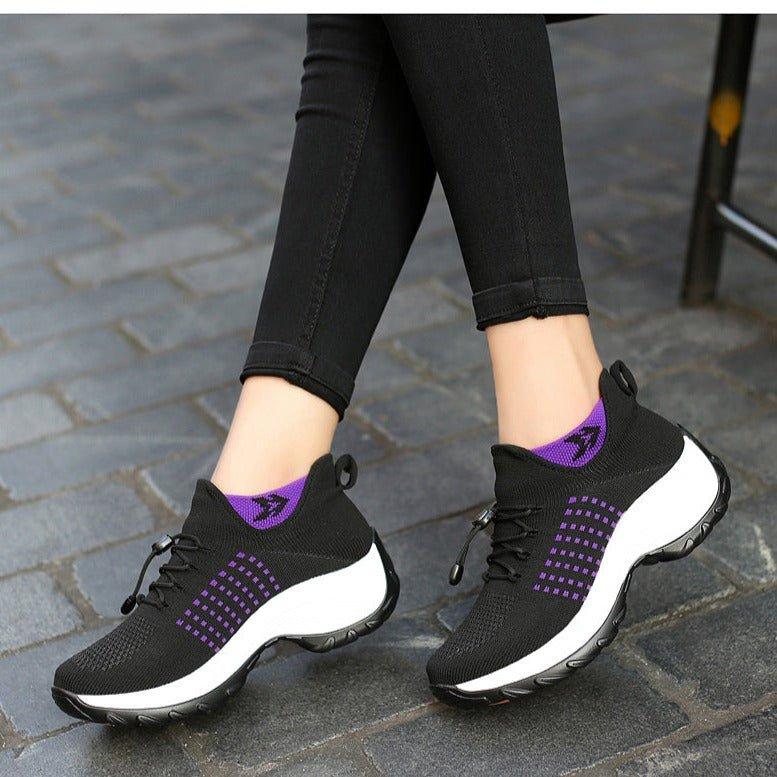 Mesh Breathable Walking Running Shoes for Women - ComfyFootgear