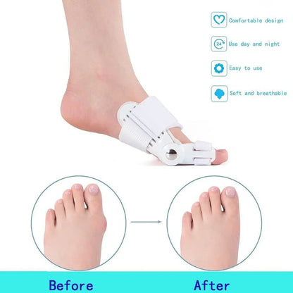 Orthopedic Bunion Corrector Device - 2 Pieces Set - Bunion Free