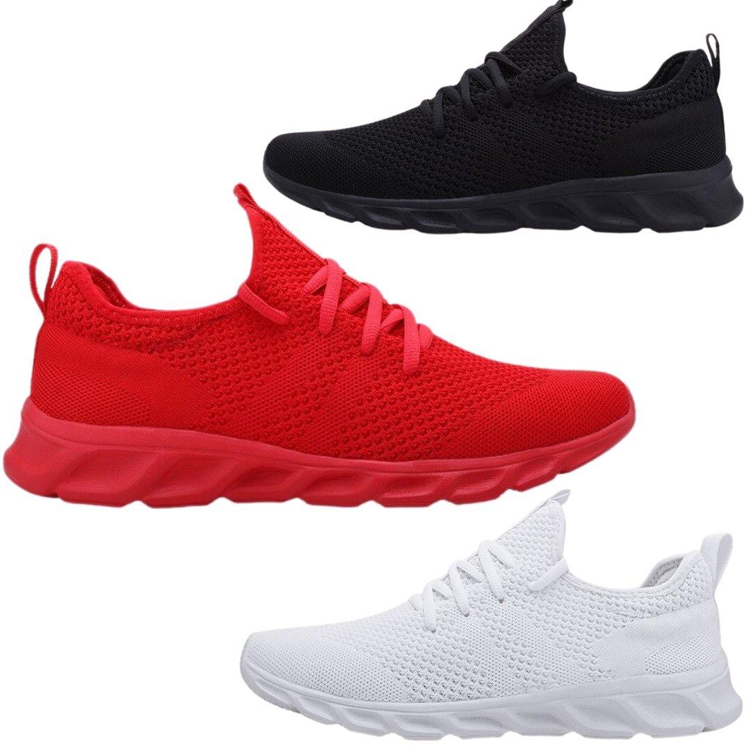 Orthopedic Mesh Sneakers Lightweight Breathable Men&#39;s Running Shoes - Bunion Free