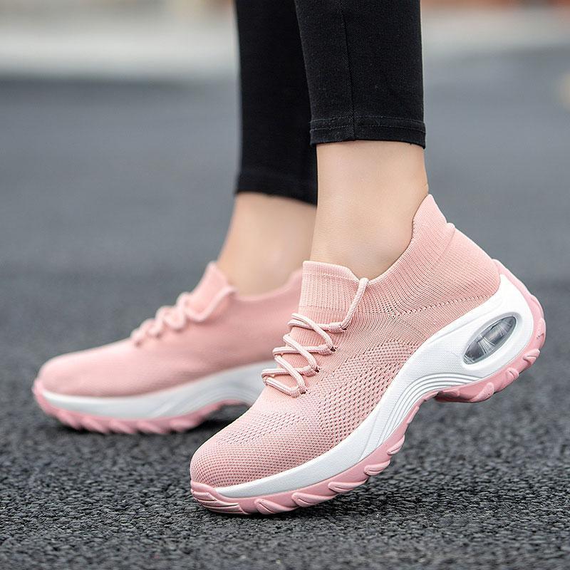 Orthopedic Walking Shoes Platform Sneakers for Women - Bunion Free