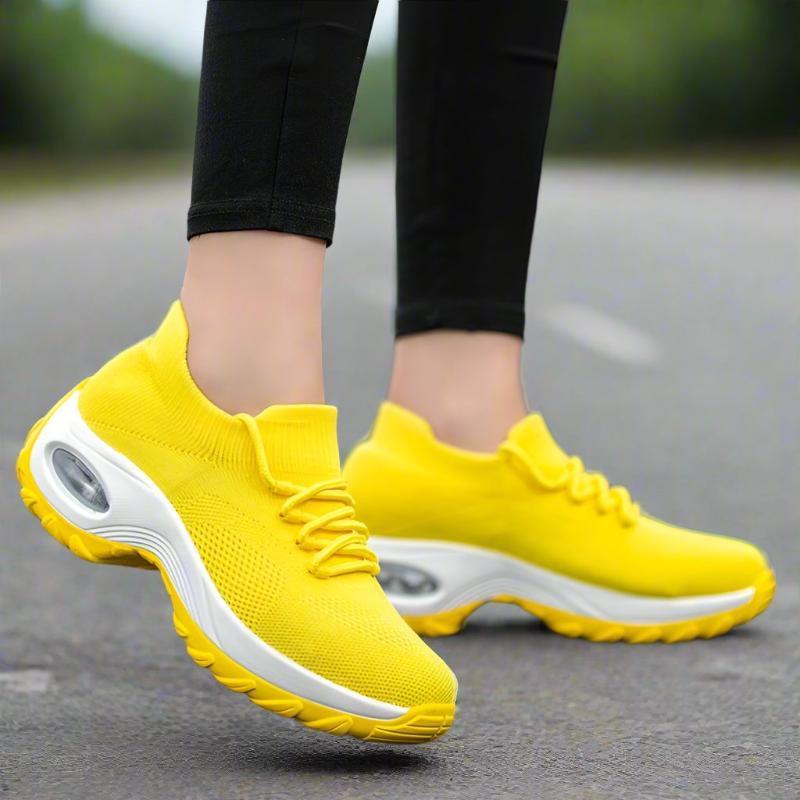 Orthopedic Walking Shoes Platform Sneakers for Women - Bunion Free