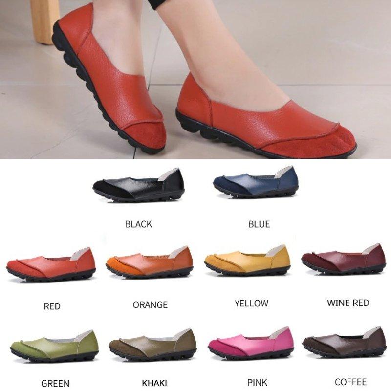 Women&#39;s Moccasins Soft Leather Flats for Bunions - Bunion Free