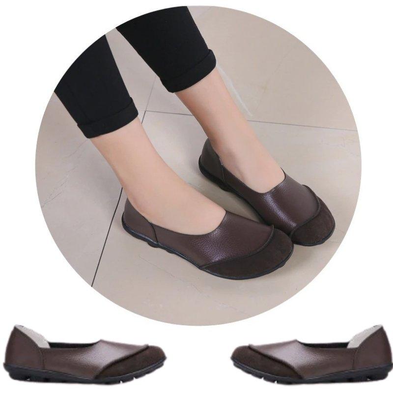 Women&#39;s Moccasins Soft Leather Flats for Bunions - Bunion Free