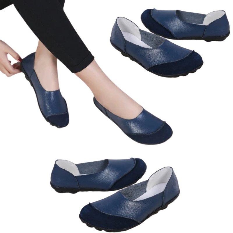 Women&#39;s Moccasins Soft Leather Flats for Bunions - Bunion Free