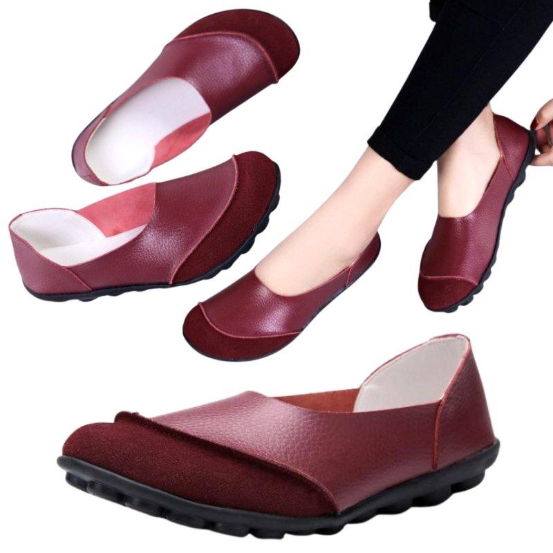 Women&#39;s Moccasins Soft Leather Flats for Bunions - Bunion Free