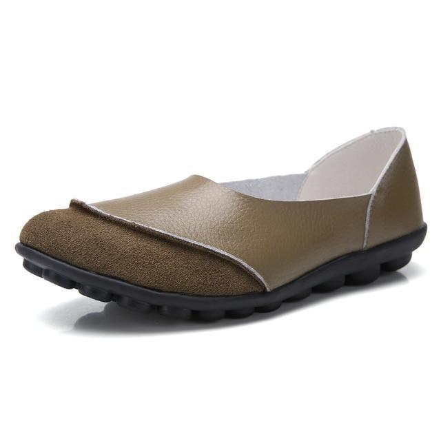 Women&#39;s Moccasins Soft Leather Flats for Bunions - Bunion Free