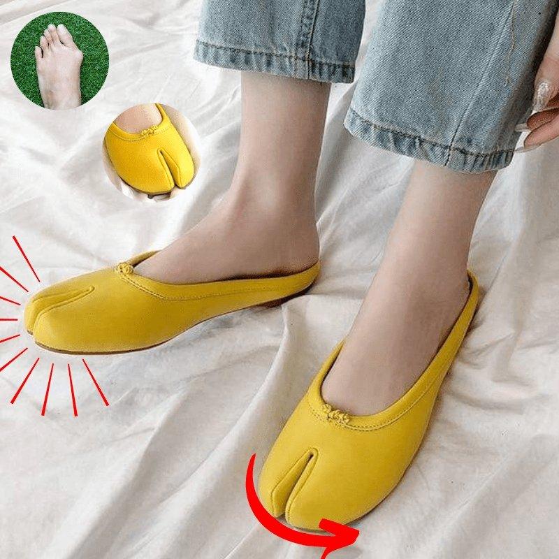 Women&#39;s Slippers Split Toe Shoes for Bunions - Bunion Free